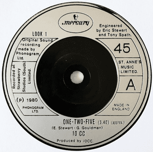 10cc - One-Two-Five (7") (VG+/NM)
