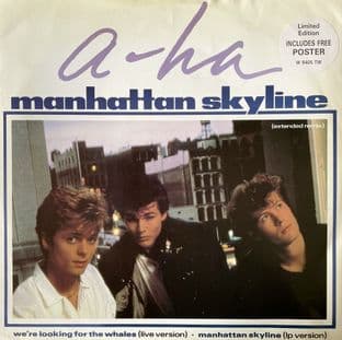 A-Ha - Manhattan Skyline (12") (VG-EX/VG)