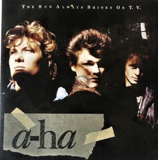 A-Ha - The Sun Always Shines On T. V. (7") (EX-/VG-)