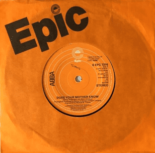 ABBA - Does Your Mother Know (7") (G-VG/VG)