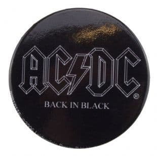 AC/DC - Back In Black (38mm Button Badge)