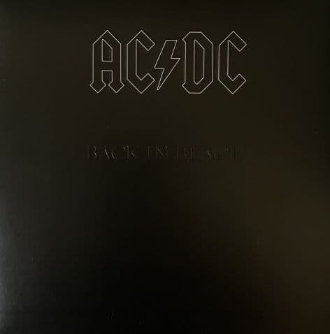 AC/DC - Back In Black (LP) (NM/NM)