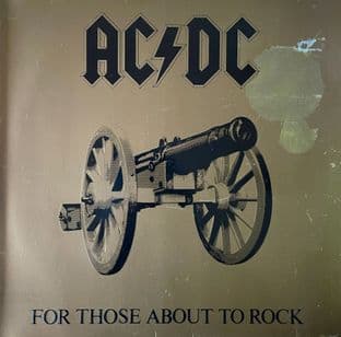AC/DC - For Those About To Rock (We Salute You) (LP) (VG-/G++)
