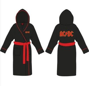 AC/DC UNISEX BATHROBE: LOGO (Large - X-Large) (New/Sld)
