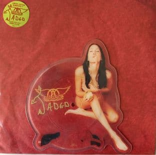 Aerosmith -Jaded (7") (Shaped Picture Disc) (VG+/VG+) (1)