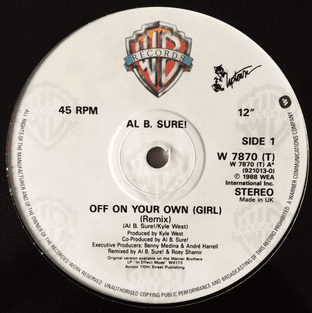 Al B. Sure! - Off On Your Own (Girl) (12") (G/NM)