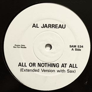 Al Jarreau - All Or Nothing At All (12") (Promo) (G/G)