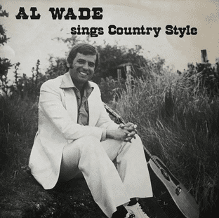Al Wade ‎- Sings Country Style (LP) (Signed) (VG-/VG-)