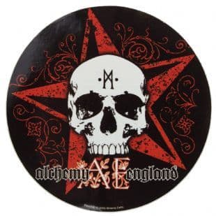 Alchemy England - Skull & Star (Sticker)