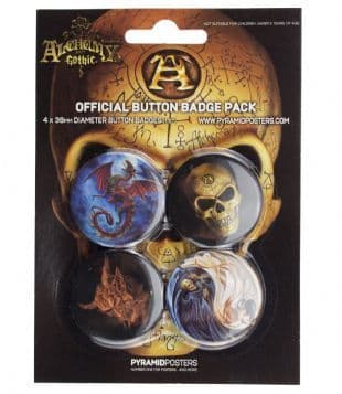 Alchemy Gothic - Official Button Badge Pack