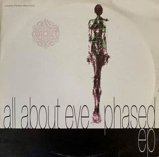 All About Eve - Phased EP (10") (Blue Vinyl) (VG/G+)