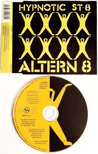Altern 8 - Hypnotic St-8 (CD Single) (VG+/VG+)