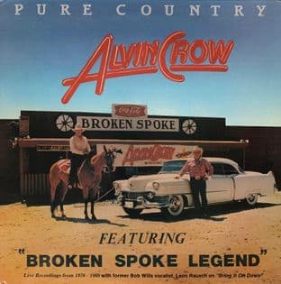 Alvin Crow ‎- Pure Country (LP) (VG/VG-)
