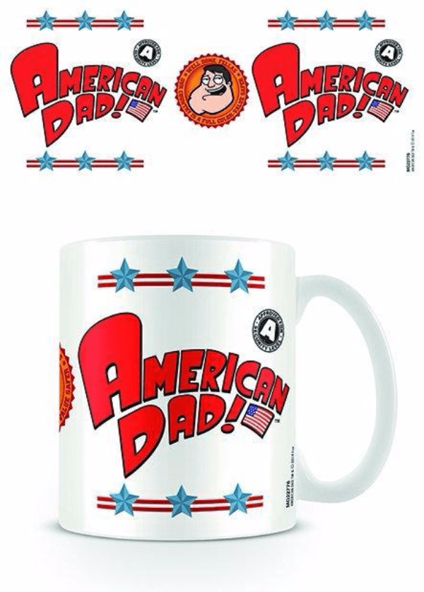 American Dad Logo MUG 11oz Brand New In Box