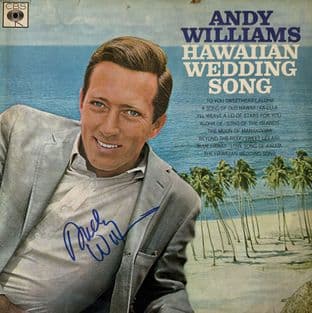 Andy Williams - Hawaiian Wedding Song (LP) (Signed) (VG/VG)
