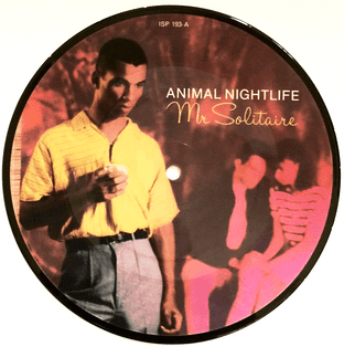 Animal Nightlife - Mr Solitaire (Panther Remix) (7") (Picture Disc) (VG+/NM)