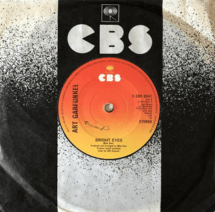 Art Garfunkel - Bright Eyes (7") (VG-/VG-)