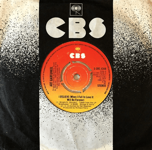 Art Garfunkel - I Believe (When I Fall In Love It Will Be Forever) (7") (VG+/VG)