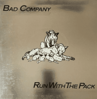 Bad Company - Run With The Pack (LP) (G-VG/G++)