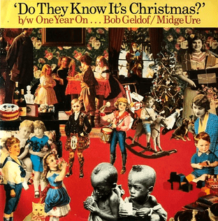 Band Aid - Do They Know It's Christmas? (1985 Reissue) (12") (VG-/G-VG)