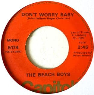 Beach Boys (The) - Don't Worry Baby/I Get Around (7") (G++/NM)