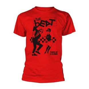 BEAT (THE) - TEARS OF A CLOWN (RED) T-SHIRT (XL) New