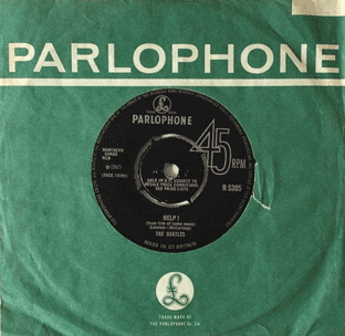 Beatles (The) - Help! (7") (G-/G) (1)