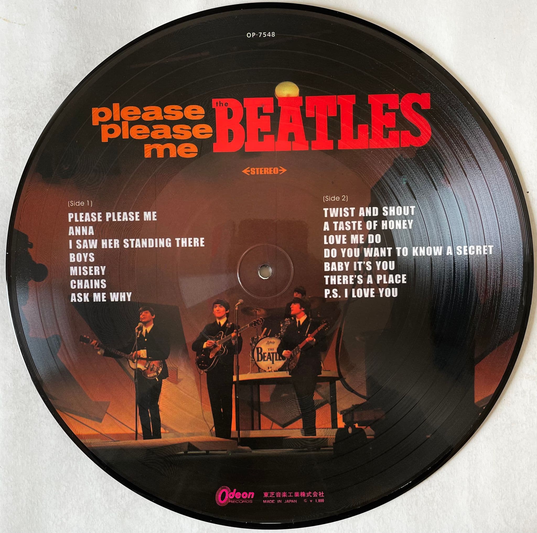 Beatles The - Please Please Me LP Picture Disc VG-/NM