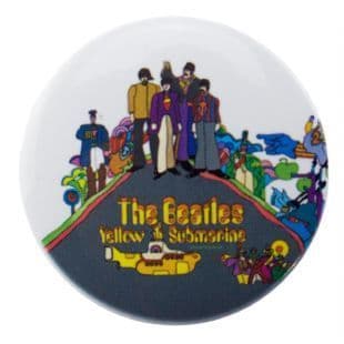 Beatles (The) - Yellow Submarine Cast (38mm Button Badge)