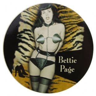 Bettie Page - Tiger (Sticker)
