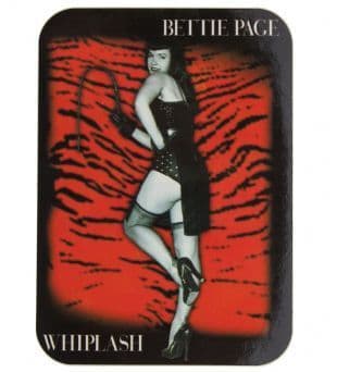 Bettie Page - Whiplash (Sticker)