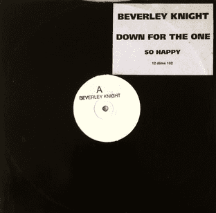 Beverley Knight - Down For The One/So Happy (12") (Promo) (VG/G)