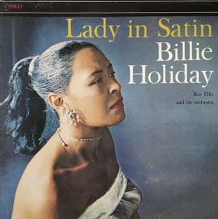 Billie Holiday With Ray Ellis And His Orchestra - Lady In Satin (LP) (VG-EX/VG-)