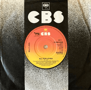 Billy Joel - All For Leyna (7") (VG-/G++)