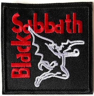 Black Sabbath Iron-On/Sew On Patch (pa322)