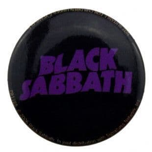 Black Sabbath - Master Of Reality Band Logo (25mm Button Badge)