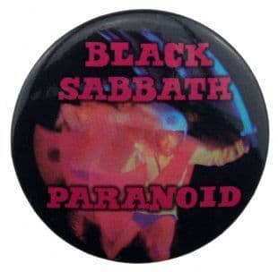 Black Sabbath - Paranoid (38mm Button Badge)