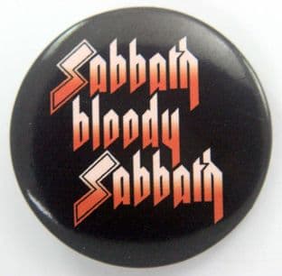 Black Sabbath - Sabbath Bloody Sabbath - (38mm Button Badge)