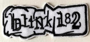 Black/White Blink 182 Iron-On/Sew On Patch (pa333)