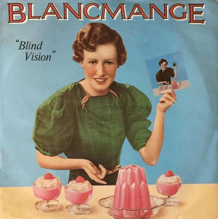 Blancmange - Blind Vision (7") (VG+/G-VG)