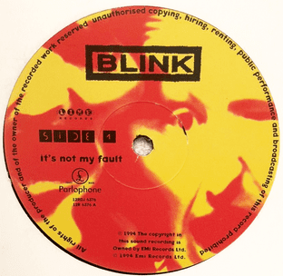 Blink - It's Not My Fault (12") (Promo) (VG/VG)