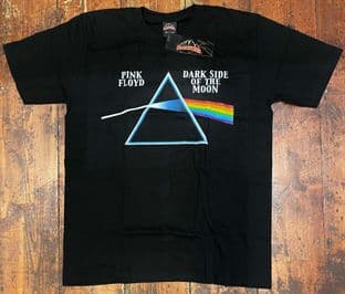 BNWT Rock@Tees Pink Floyd - Dark Side/Life Is Better Double Sided T-shirt L (ts0563)