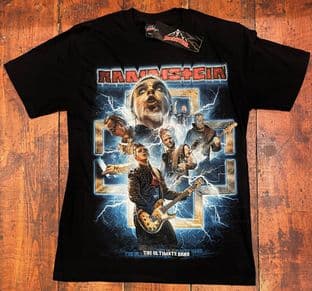 BNWT Rock@Tees Rammstein The Ultimate Band Double Sided T-shirt Medium (ts0388)