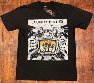 BNWT Rock@Tees Thin Lizzy - Jailbreak Double Sided T-shirt M (ts0586)