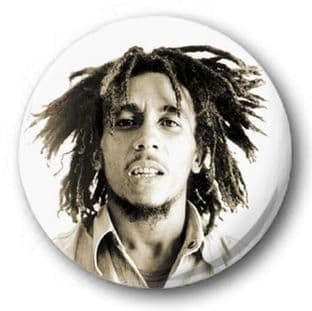 Bob Marley - (25mm Button Badge) (2)