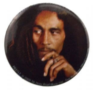Bob Marley - Classic Headshot (25mm Button Badge)