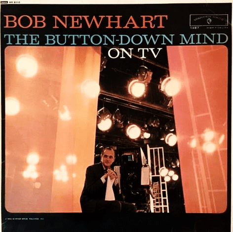 Bob Newhart ‎- The Button-Down Mind On TV (LP) (VG/G+)