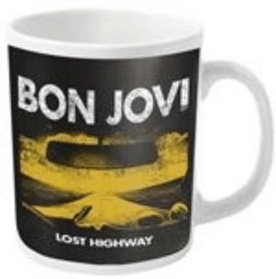 BON JOVI LOST HIGHWAY - MUG (11oz) (Brand New Sealed In Box)