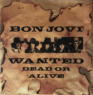 Bon Jovi - Wanted Dead Or Alive (7") (EX/EX-)
