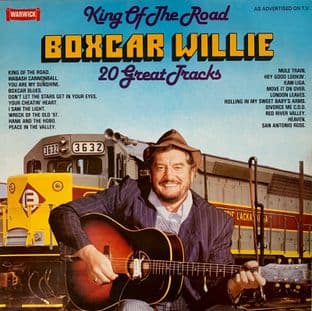 Boxcar Willie ‎- King Of The Road: 20 Great Tracks (LP) (VG-/VG-)